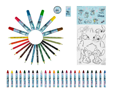 Zestaw do kolorowania STITCH 51el. UNDERCOVER STLI4221