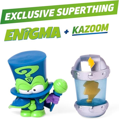 SUPERTHINGS Zestaw KAZOOM POWER SEKRETNA KRYJÓWKA ENIGMY HIDDEN BASE FIGURKA ENIGMA MAGIC BOX PSTSP112IN230