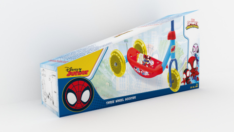 Hulajnoga trzykołowa SPIDEY SPIDERMAN dla dzieci do 20 kg 120mm