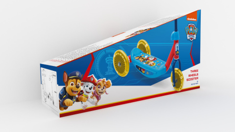 Hulajnoga trzykołowa PSI PATROL CHASE dla dzieci do 20 kg 120mm