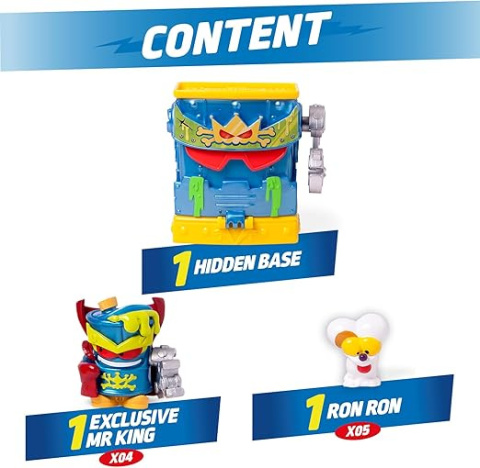 SUPERTHINGS Zestaw KAZOOM POWER KRYJÓWKA MR. KINGA HIDDEN BASE FIGURKA MR KING MAGIC BOX PSTSP112IN240