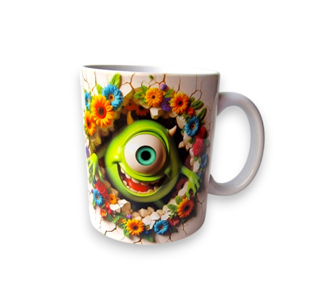 Kubek Ceramiczny MIKE POTWORY I SPÓŁKA 330ml dla dzieci PREZENT w pudełku