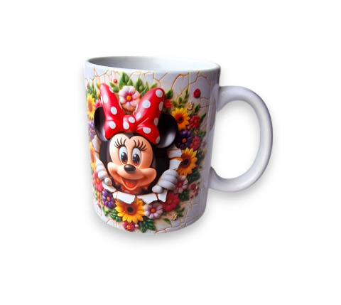 Kubek Ceramiczny MYSZKA MINNIE MOUSE 330ml dla dzieci PREZENT w pudełku