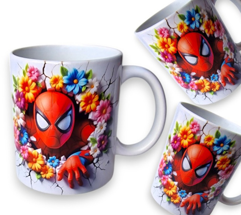 Kubek Ceramiczny SPIDERMAN 330ml dla dzieci PREZENT w pudełku
