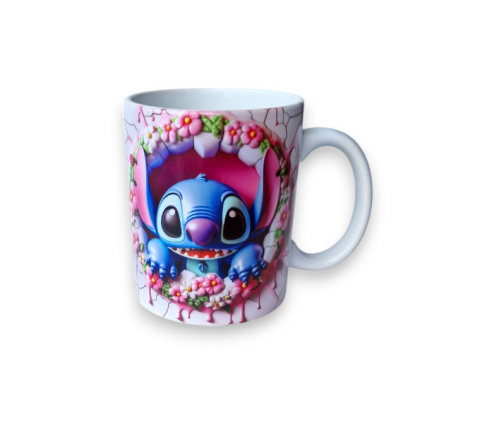 Kubek Ceramiczny STITCH 330ml dla dzieci PREZENT w pudełku