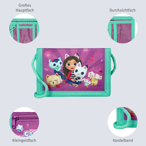 Portfel dziecięcy KOCI DOMEK GABI Saszetka UNDERCOVER GABY7001