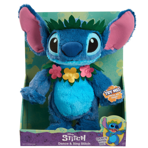STITCH Interaktywna Maskotka STITCH ZATAŃCZ ZE MNĄ Duży Pluszak JUST PLAY 30283
