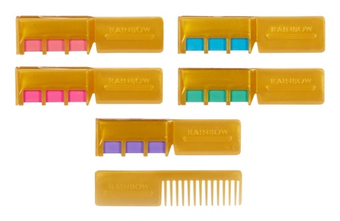 RAINBOW HIGH HAIR CHALK & STYLE GOLD Lalka MELINE LUXE + akcesoria MGA 526797EUC