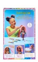 RAINBOW HIGH HAIR CHALK & STYLE GOLD Lalka MELINE LUXE + akcesoria MGA 526797EUC
