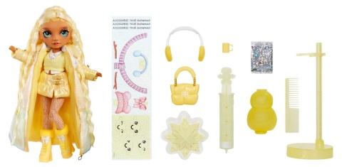 RAINBOW HIGH WINTER WONDERLAND Lalka SUNNY MADISON + akcesoria MGA 120858EUC