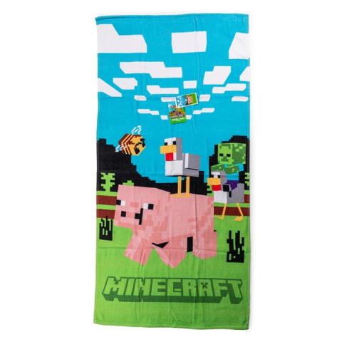 Ręcznik kąpielowy plażowy MINECRAFT 70x140 Bawełna