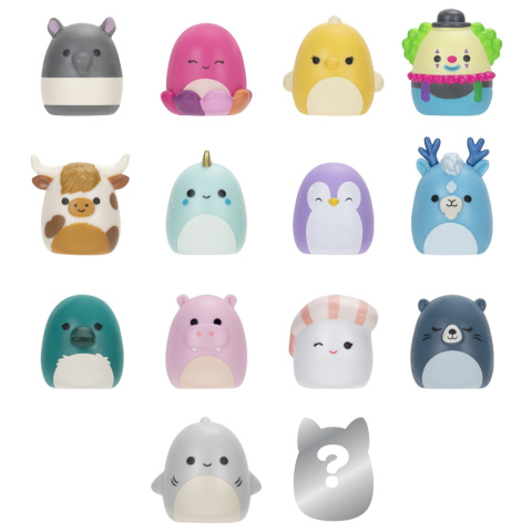 SQUISHMALLOWS Zestaw Figurek SQUISH A LONGS Figurka Niespodzianka 14pak s2 JAZWARES SQAL0030