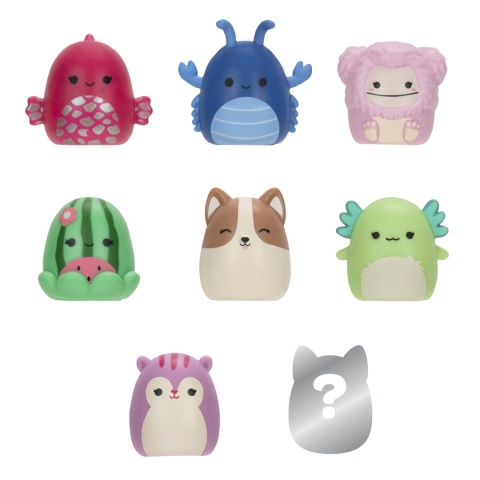 SQUISHMALLOWS Zestaw Figurek SQUISH A LONGS Figurka Niespodzianka 8pak s2 JAZWARES SQAL0065
