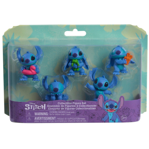 STITCH Zestaw Figurek STITCH Figurka 5pak figurki 5cm JUST PLAY 46287