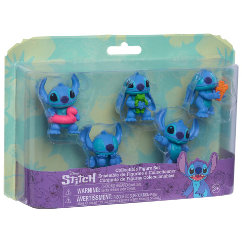 STITCH Zestaw Figurek STITCH Figurka 5pak figurki 5cm JUST PLAY 46287