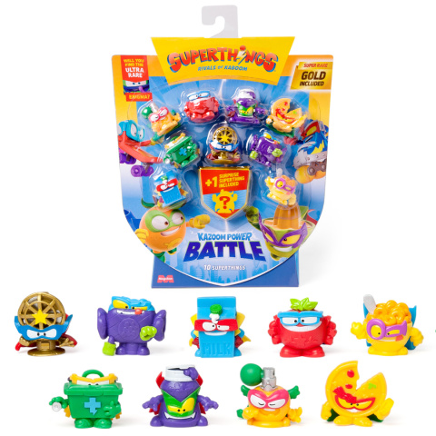 SUPERTHINGS Zestaw Figurka KAZOOM POWER BATTLE 10 FIGUREK MAGIC BOX PST15B016IN00