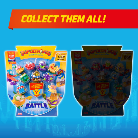 SUPERTHINGS Zestaw Figurka KAZOOM POWER BATTLE 10 FIGUREK MAGIC BOX PST15B016IN00