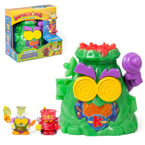 SUPERTHINGS Zestaw KAZOOM POWER KRYJÓWKA PROFESORA K HIDDEN BASE Figurka PROFESSOR K MAGIC BOX PSTSP112IN250