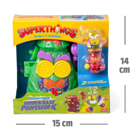 SUPERTHINGS Zestaw KAZOOM POWER KRYJÓWKA PROFESORA K HIDDEN BASE Figurka PROFESSOR K MAGIC BOX PSTSP112IN250