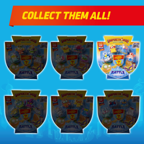 SUPERTHINGS Zestaw KAZOOM POWER BATTLE 5 FIGUREK SERIA 14 MAGIC BOX PST15B616IN00