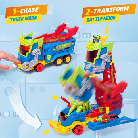 SUPERTHINGS Zestaw KAZOOM POWER CIĘŻARÓWKA MR KING TRUCK FIGURKA POJAZD MAGIC BOX PSTSP114IN10