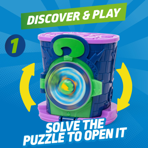 SUPERTHINGS Zestaw KAZOOM POWER SEKRETNA KRYJÓWKA ENIGMY HIDDEN BASE FIGURKA ENIGMA MAGIC BOX PSTSP112IN230