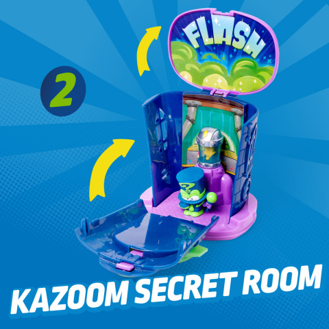 SUPERTHINGS Zestaw KAZOOM POWER SEKRETNA KRYJÓWKA ENIGMY HIDDEN BASE FIGURKA ENIGMA MAGIC BOX PSTSP112IN230