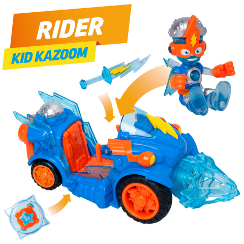 SUPERTHINGS Zestaw KAZOOM POWER POJAZD BOJOWY KID KAZDOOM FIGURKA MAGIC BOX PSTSP116IN210