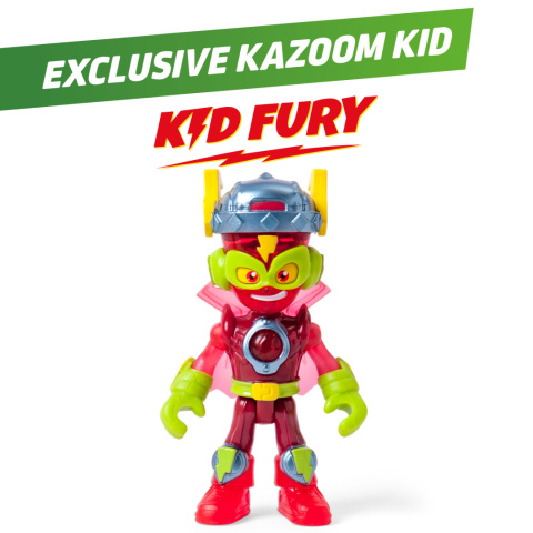 SUPERTHINGS Zestaw KAZOOM POWER POJAZD BOJOWY KID FURY FIGURKA MAGIC BOX PSTSP116IN200