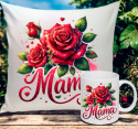 ZESTAW KUBEK I PODUSZKA DZIEŃ MATKI PREZENT DLA NAJLEPSZEJ MAMY wz3
