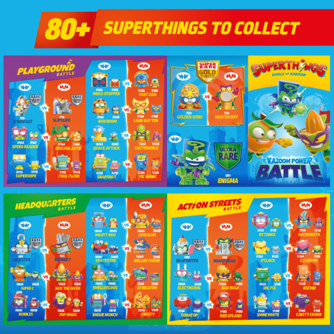 SUPERTHINGS KAZOOM POWER BATTLE SASZETKA FIGURKA NIESPODZIANKA 1szt. MAGIC BOX PST15D162IN00
