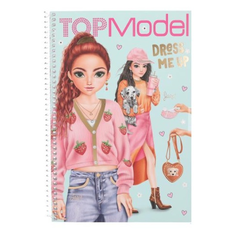 Zestaw kreatywny TOP MODEL Dress Me Up Książeczka + naklejki DEPESCHE 13486