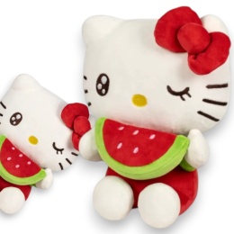 HELLO KITTY Maskotka Pluszak Macedonia 20cm Arbuz