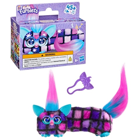 FURBY FURBIŚ Maskotka Interaktywna DJ Furbiś DIS CO DAZZ Furbisie HASBRO G1780