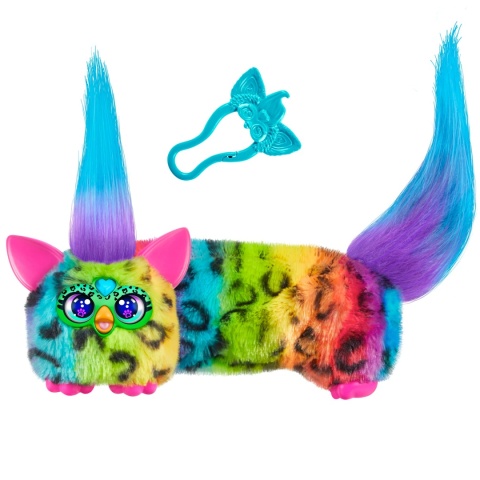 FURBY FURBIŚ Maskotka Interaktywna DJ Furbiś RAIN BOW KAT Furbisie HASBRO G1783