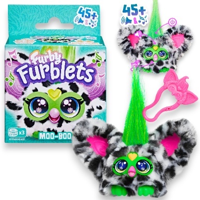 FURBY FURBIŚ Maskotka Interaktywna MOO-BOO Furbisie HASBRO G1779