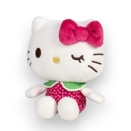 HELLO KITTY Maskotka Pachnąca HELLO KITTY TRUSKAWKA Pluszak Przytulanka Macedonia 12cm