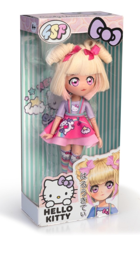 HELLO KITTY MANGA Lalka CANDY UNICORN HKTF0400