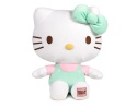 HELLO KITTY Maskotka HELLO KITTY ZIELONY z naszywką Pluszak Przytulanka Macedonia 20cm