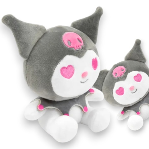 HELLO KITTY Maskotka KUROMI SZARA Pluszak Przytulanka Macedonia 20cm