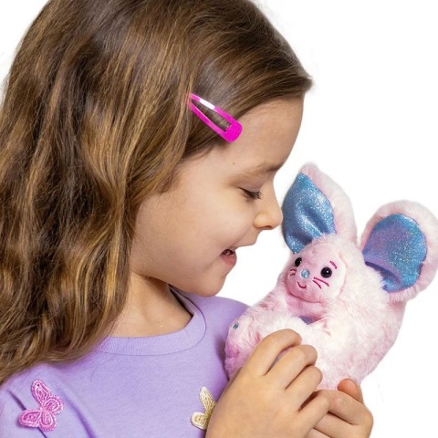 KULISIE Interaktywny Zwierzak KRÓLIŚ FLORA Różowy