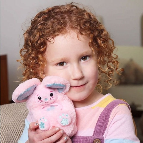 KULISIE Interaktywny Zwierzak KRÓLIŚ FLORA Różowy