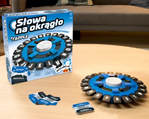 Zakręcona Gra Słowna SŁOWA NA OKRĄGŁA Gra Rodzinna