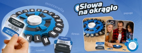 Zakręcona Gra Słowna SŁOWA NA OKRĄGŁA Gra Rodzinna