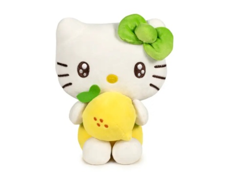 HELLO KITTY Maskotka Pluszak Macedonia 20cm Cytryna