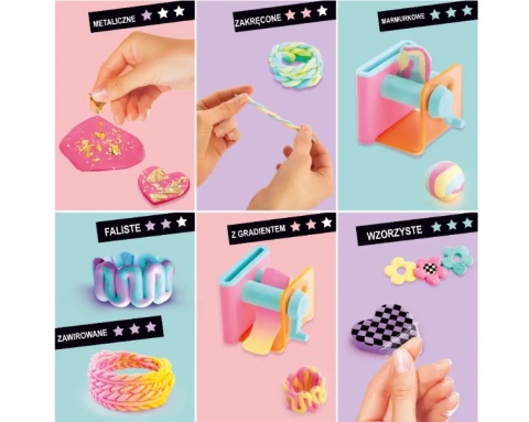 STYLE4EVER Zestaw PROJEKT GLAM Pracownia Biżu MAGIC CLAY EPEE