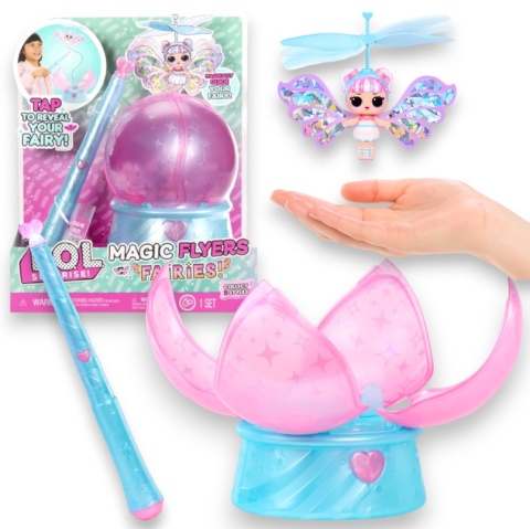 LOL SURPRISE MAGIC FLYERS FAIRIES Lalka ŚNIEŻYNKA Latająca Czarodziejska Wróżka MGA 542254EUC