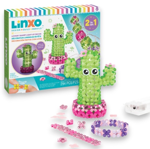 LinXo Zestaw kreatywny do tworzenia podświetlanych dekoracji i biżuterii 2w1 Po MAKE IT REAL