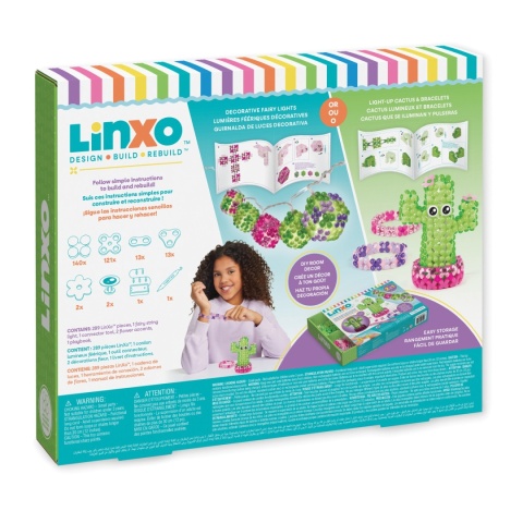 LinXo Zestaw kreatywny do tworzenia podświetlanych dekoracji i biżuterii 2w1 Po MAKE IT REAL