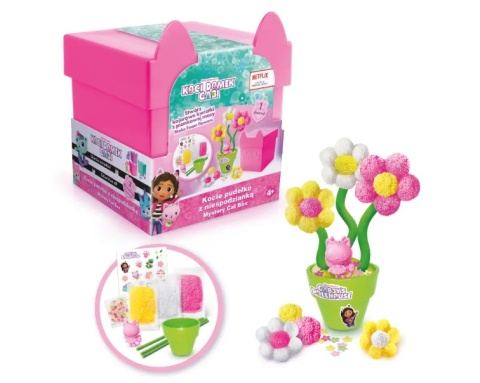 KOCI DOMEK GABI Kocie Różowe PUDEŁKO NIESPODZIANKA Piankowa Masa